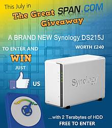 Span.com: Synology DS215J With 2TB of Storage Giveaway
