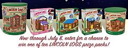 Lincoln Logs 4th of July Sweepstakes