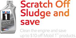 Mobil 1 and Advance Auto Parts “Scratch Off Sludge” Instant Win