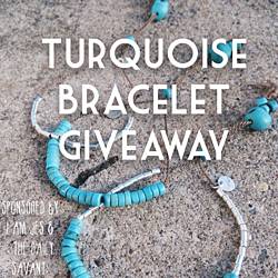 daily savant: Turquoise Bracelet Giveaway