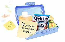 Welch’s Fruit Snacks Lunch Box Notes Contest