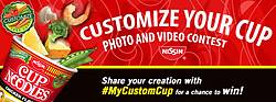 Nissin Cup Noodles Customize Your Cup Contest