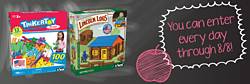 Lincoln Logs Tinker Toys Back to School Instant Win Game