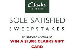 Clarks Sole Satisfied Sweepstakes & Instant Win Game