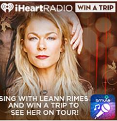 iHeartRadio LeAnn Rimes Smule Christmas Karaoke Flyaway Contest