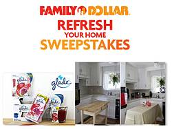 Family Dollar Home Refresh Sweepstakes