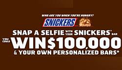 Snickers Who Are You When You’re Hungry Instant Win Game & Sweepstakes