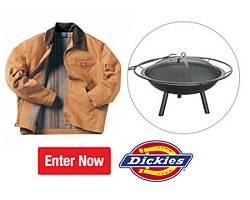 Minnesota Workwear Dickies 758 Blanket Lined Duck Jacket & Landmann Halo Fire Pit Sweepstakes