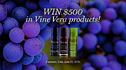 Vineveragiveaway: $500 in Vine Vera Products Giveaway