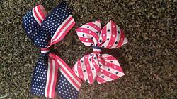 Ashleyssweettreats: Patriotic Hair Bow Giveaway