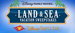 Disney Family Movies Land and Sea Vacation Sweepstakes