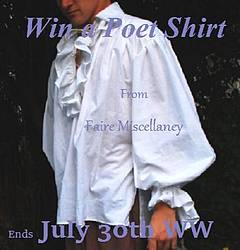 Faire Miscellany: Poet Shirt Giveaway