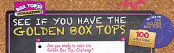 General Mills Golden Box Tops Challenge Instant Win Game