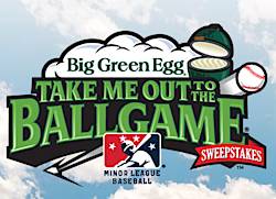 2013 MiLB Big Green Egg Take Me Out To The Ballgame Sweepstakes
