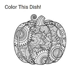Food Network October Color This Dish Contest