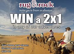 Rug & Rock 2x1 Adventure Trip Giveaway