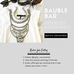 styleuncovered: Bauble Bar Necklace Set Giveaway