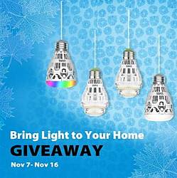 LOFTEK Thanksgiving Smart LED Light Bulbs Giveaway