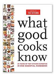 America's Test Kitchen: What Good Cooks Know Cookbook Giveaway