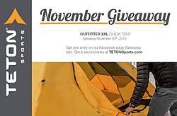 TETON Sports Outfitter XXL Quick Tent Giveaway