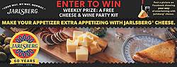 Jarlsberg Cheese Wine & Cheese Party Kit Sweepstakes