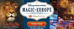 Disney Family Movies the Magic of Europe Sweepstakes