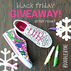 Little Girl Doodles by Me Shoes Giveaway