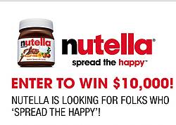 Ellen Tube Spread the Happy With Nutella Contest