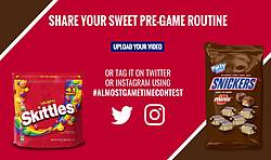Snickers M&Ms and Skittles Almost Game Time Contest