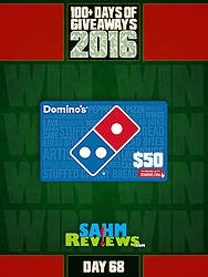 SAHM Reviews:  Day 68 - $50 Domino's Gift Card Giveaway