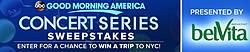 Good Morning America’s 2017 GMA Concert Series Sweepstakes