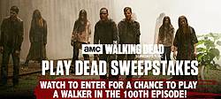 AMC’s the Walking Dead Play Dead Sweepstakes
