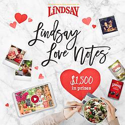 Lindsay Olives Love Notes Cash Contest