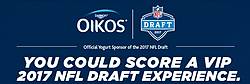 Oikos NFL Draft Experience Instant Win Game & Sweepstakes