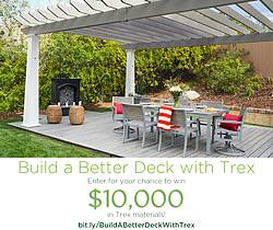 Build a Better Deck With Trex Sweepstakes