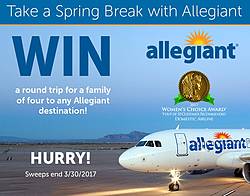 Take a Spring Break With Allegiant Air Sweepstakes