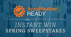 AccuWeather Ready Spring Instant Win Game