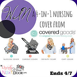 Thequirkymomnextdoor Covered Goods 4-in-1 Nursing Cover Giveaway