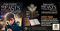 Warner Bros Fantastic Beasts and Where to Find Them Sweepstakes