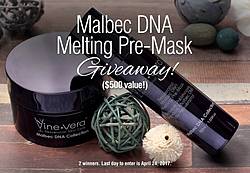Vineveragiveaway: Malbec DNA Melting Pre-Mask Giveaway