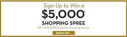 Furniture $5000 Shopping Spree Giveaway