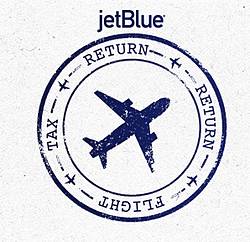 JetBlue Tax Return Return Flight Sweepstakes