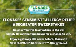 Flonase Sensimist Allergy Relief #BEGREATER Sweepstakes
