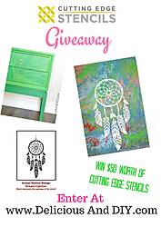 Delicious and DIY: Cutting Edge Stencil Giveaway