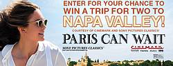 Cinemark Napa Winery Tour Sweepstakes