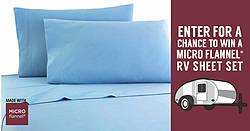 Micro Flannel RV Sheet Set Sweepstakes