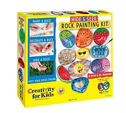 Shop With Me Mama: Creativity for Kids Hide & Seek Rock Painting Kit Giveaway