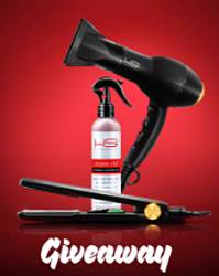 Hs Iprofessional Flat Iron/Blow Dryer/ Thermal Protector Giveaway