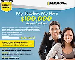 Dollar General: My Teacher My Hero Contest