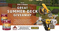 Steve Maxwell’s Great Summer Deck Giveaway
